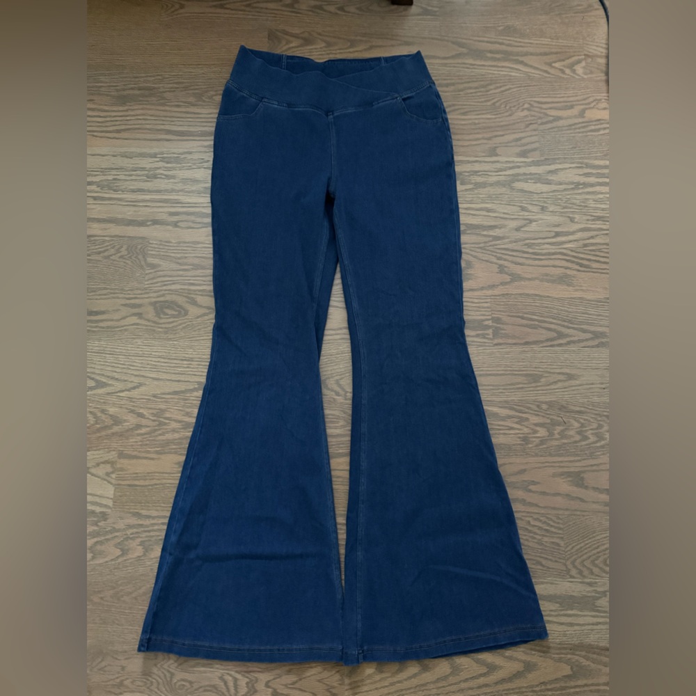 Halara Wide Leg Stretch Denim